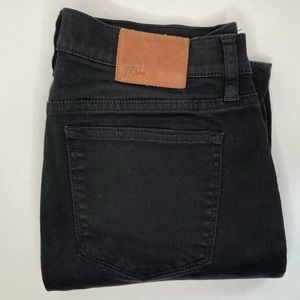J. Crew 9” Stretchy Toothpick Jeans in True Black